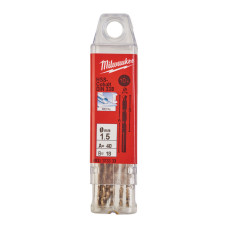 Свердло по металу HSS-Co MILWAUKEE DIN338, діаметр 1,5х40х18мм, (10шт), пластикова коробка