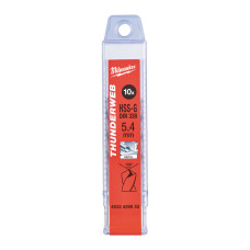 Свердло по металу THUNDERWEB HSS-G MILWAUKEE DIN338, діаметр 5,4х93х57мм, (10шт)