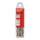 Свердло по металу HSS-G MILWAUKEE DIN1897, діаметр 8,5х79х37мм, скорочене, (5шт), пластикова коробка