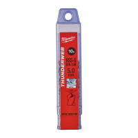 Свердло по металу THUNDERWEB HSS-G MILWAUKEE DIN338, діаметр 5,0x86х52мм, (10шт), пластикова коробка