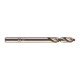 Свердло по металу HSS-G MILWAUKEE DIN1897, діаметр 4,5х58х24мм, скорочене, (10шт), пластикова коробка