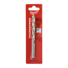 Свердло по металу THUNDERWEB HSS-G MILWAUKEE DIN338, діаметр 9,5x125х81мм