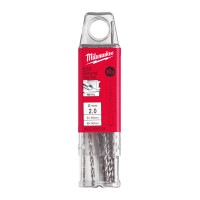 Свердло по металлу HSS-G DIN340, діаметр 2,0x85х56мм, подовжене, (10шт), пластикова коробка