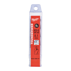 Свердло по металу THUNDERWEB HSS-G MILWAUKEE DIN338, Ø8,1х117мм, (5шт)