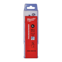 Свердло по металу THUNDERWEB HSS-G MILWAUKEE DIN338, діаметр 11,5x142х94мм, (5шт)