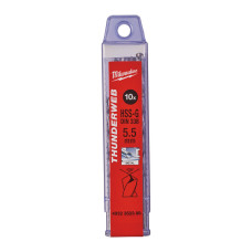 Свердло по металу THUNDERWEB HSS-G MILWAUKEE DIN338, діаметр 5,5x93х57мм, (10шт). пластикова коробка