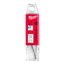 Свердло по металу HSS-R MILWAUKEE DIN338, діаметр 1,0х34х12мм, (10шт), пластикова коробка
