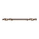 Свердло по металу HSS-G MILWAUKEE, DIN 1412 C, діаметр 3,0х46х11мм, двостороннє, (10шт), пластикова коробка