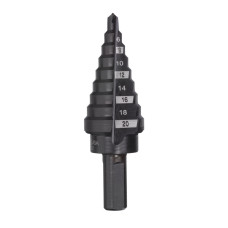 Свердло ступінчасте Step Drill MILWAUKEE, діаметр 4-20мм з кроком 2мм