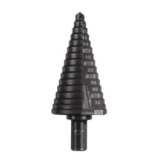Свердло ступінчасте Step Drill COBALT ALCRN MILWAUKEE, діаметр 6-35мм з кроком 2-3мм