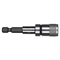 Утримувач для біт магнітний 1/4'' Hex MILWAUKEE,  для гіпсокартона, з фіксатором, 58мм