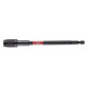 Утримувач для біт магнітний ShW 1/4'' Hex MILWAUKEE, з фіксатором, 152мм