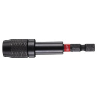 Утримувач для біт магнітний ShW 1/4'' Hex MILWAUKEE, з фіксатором, 73мм