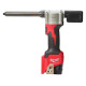 Заклепочник акумуляторний MILWAUKEE, M12 BPRT-0, діаметр заклепок 2,4-4,8мм (каркас, 4 накінечника, ключ, картонне пакування)