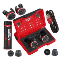 Навушники акумуляторні для работы, с захистом слуху MILWAUKEE L4 RLEPB-301 USB Bluetooth