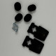 Коробка розподільча СКІМ K160B 163х123х68 чорна IP66