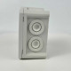 Коробка розподільча СКІМ K85-0 88х88х52 сіра IP54