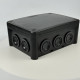 Коробка розподільча СКІМ K160B 163х123х68 чорна IP66