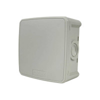 Коробка розподільча СКІМ K115-1 114х114х54+лапки сіра IP65