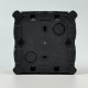 Коробка розподільча СКІМ K115В 114х114х54 чорна IP65