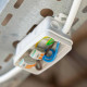 Коробка розподільча СКІМ K45 85х43х39 сіра IP44