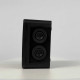 Коробка розподільча СКІМ K85B-0 88х88х52 чорна IP54