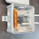 Коробка розподільча СКІМ K85 88х88х52 сіра IP65