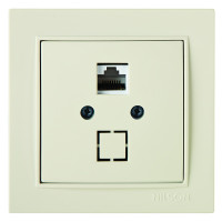 Розетка Nilson Thor кремова комп'ютерна  CAT5e RJ45