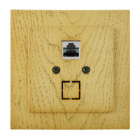 Розетка Nilson Touran клен комп'ютерна CAT5e RJ45