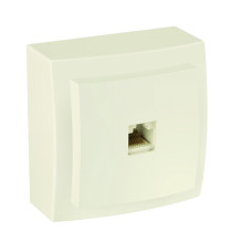 Розетка Nilson Themis кремова комп'ютерна  CAT5e RJ45