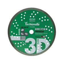 Диск алмазний по бетону Yoshimoto Turbo Premium  (230x2.6x10x22.23мм)