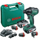 Акумуляторний дриль-шуруповерт Bosch AdvancedDrill 18 з 2 акб 2.5 Ah і з/п, комплектом насадок у кейсі