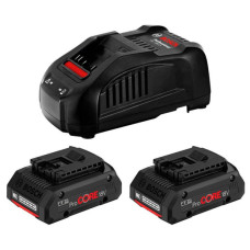 Набір 2 акумулятора Bosch ProCORE18V 4.0Ah, з/п GAL 1880 CV
