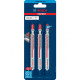 Пилка для лобзика Bosch T 301 CHM Expert Plastic Composites Clean, 3.3х117 мм, 3 шт