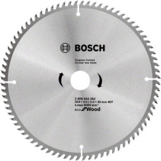 Пиляльний диск Bosch Eco for Wood 254x3.0/2.0x30 мм T80