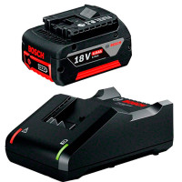 Зарядний пристрій Bosch GAL 18V-40 + акумулятор Bosch GBA 18 В 4.0 Ah