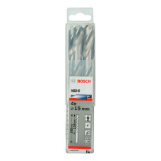 Свердло по металу Bosch HSS-G, DIN 338, 135°, 15х114х169 мм, 4 шт