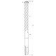 Квадробур Bosch SDS-Plus-5X, 18x400x450 мм