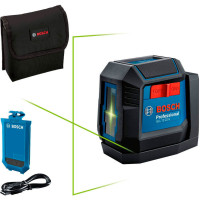Лазерний нівелір Bosch GLL 12-22G Professional з акб USB-C BA 3.7 В 1.0 А, з чохлом