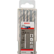 Свердло по металу Bosch HSS-G, DIN 338, 6.5х63х101 мм, 10 шт
