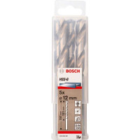 Свердло по металу Bosch HSS-G, DIN 338, 12х101х151 мм, 5 шт