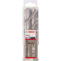 Свердло по металу Bosch HSS-G, DIN 338, 13х101х151 мм, 5 шт