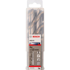 Свердло по металу Bosch HSS-G, DIN 338, 13х101х151 мм, 5 шт