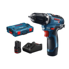 Акумуляторний дриль-шуруповерт Bosch GSR 12V-35 Professional, 2 акб 12V 3 Ah в L-BOXX 102