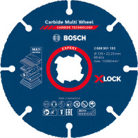 Диск відрізний Bosch Expert Carbide Multi Wheel X-Lock 125x22.23 мм