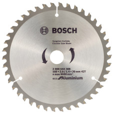 Пиляльний диск Bosch Eco for Aluminium 160x2/1.4x20/16 мм T42