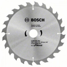 Пиляльний диск Bosch Eco for Wood 230x2.8/1.8x30 мм T24