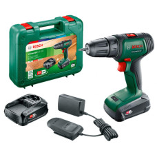 Акумуляторний дриль-шуруповерт Bosch UniversalDrill 18V з 2 акб 1.5 Ah і з/п AL 1810 CV, у кейсі