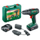 Акумуляторний дриль-шуруповерт Bosch UniversalDrill 18V з 2 акб 1.5 Ah і з/п AL 1810 CV, у кейсі