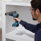 Акумуляторний ударний дриль-шуруповерт Bosch GSB 185-LI Professional з 2 акб GBA 18V 2.0 Ah, з/п GAL 18V-20 в кейсі
